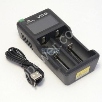 XTAR VC2 charger, USB cable
