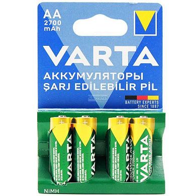 VARTA  R6,2700mAh Ni-MH 1х4 шт.