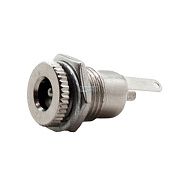 Гнездо питания 5,5*2,5мм монтажное п/гайку DC-099