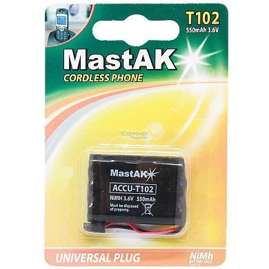 АккуТел. P102 (207) MastAK 3,6v 550mAh