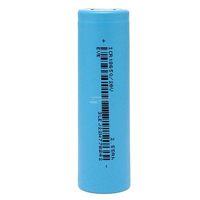 EVE 18650 26V 2550mAh 