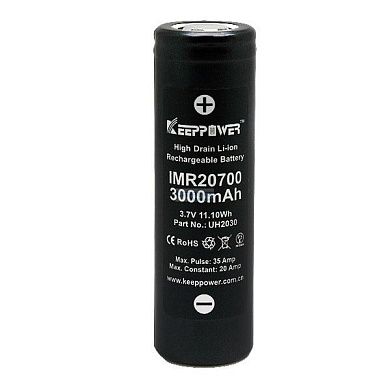 KEEPPOWER IMR20700 3000 mAh