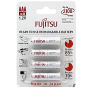 FUJITSU WHITE Ni-Mh ААА/R03  800mAh 4шт/уп blister