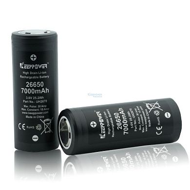 KEEPPOWER IMR26650 7000mAh UH2670 