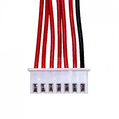 Балансировочный разъём для 6-и аккумуляторов (силиконовый провод)