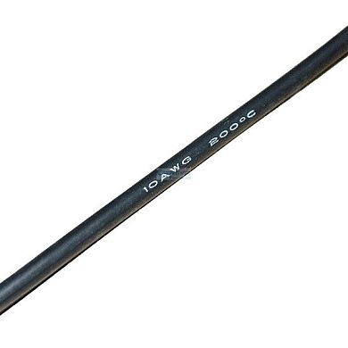 Силиконовый провод 10AWG чёрный