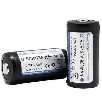 KEEPPOWER  RCR123A 950mAh New RCR123A2