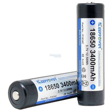 KEEPPOWER 18650 3400 mAh (Panasonic )