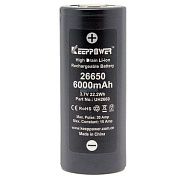 KEEPPOWER IMR26650 6000mAh 