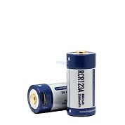 KEEPPOWER  P1634U1 RCR123A Micro USB 16340 3.0V 860mAh