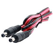 Кабель-адаптер пит Soshine DC to DC 5.5X2.1 Кабель питание- штек-штек 5,5/2,1 1м 20А 14AWG