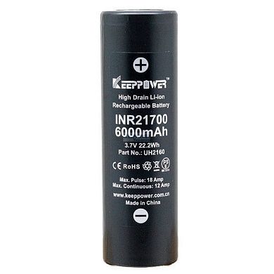 KEEPPOWER IMR 21700 6000 mAh 